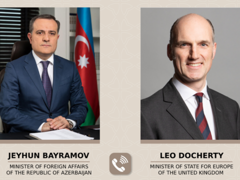 Ceyhun Bayramov Böyük Britaniyanın Avropa regionu üzrə dövlət naziri ilə telefonla danışıb