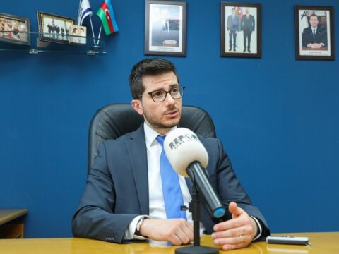 İsrail səfiri dəstək üçün Azərbaycan xalqına təşəkkür edib