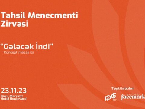 Ölkəmizdə ilk dəfə “Təhsil Menecmenti Zirvəsi” keçiriləcək!