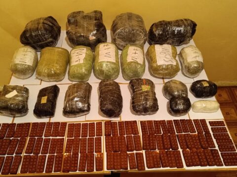 İrandan Azərbaycana 24 kq narkotik gətirilməsinin qarşısı alınıb