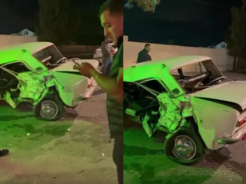 Buzovnada qorxunc avtoqəza – VİDEO