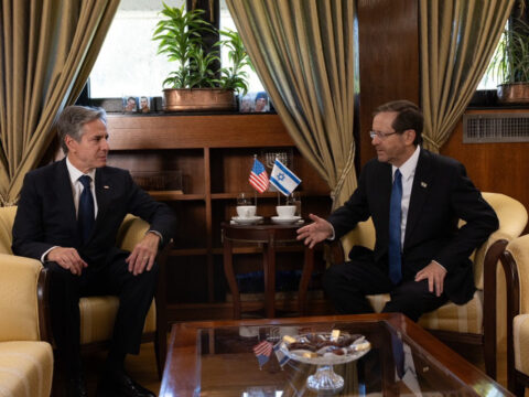 Blinken İsrail Prezidenti İsxak Hersoqla görüşüb