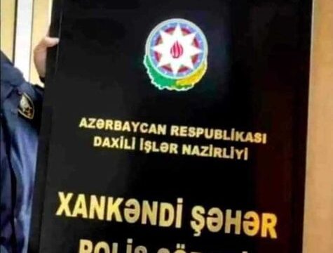 Xankəndidə polis şöbəsi YARADILDI