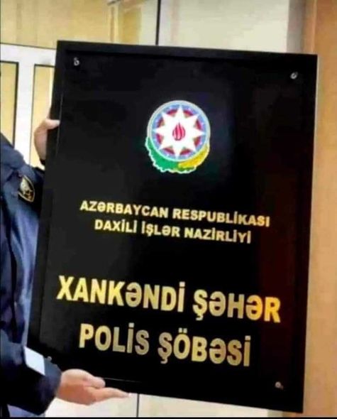 Xankəndidə polis şöbəsi YARADILDI Xankəndidə polis şöbəsi YARADILDI
