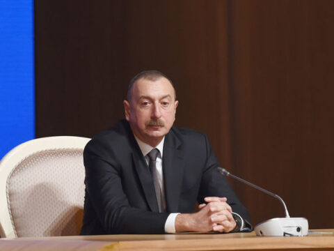 İlham Əliyev Latviyanın Azərbaycana yeni təyin olunmuş səfirinin etimadnaməsini qəbul edib