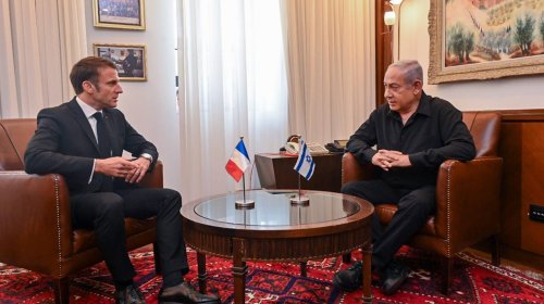 Makron Netanyahudan sonra Hersoqla da görüşdü