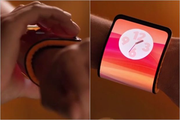 Saat kimi qola taxılabilən smartfon hazırlandı