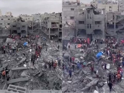 İsrail ordusunun Qəzza zolağına endirdiyi güclü zərbələrin nəticələri