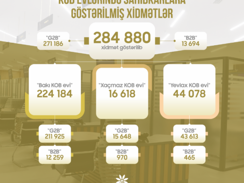 Azərbaycanın KOB evləri 9 ayda sahibkarlara 285 minə yaxın xidmət göstərib