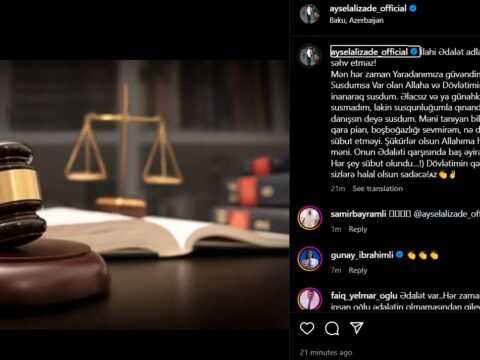 Aysel Xoşqədəmə məhkəmədə qalib gəldiyini AÇIQLADI: “Hər şey sübut olundu!”