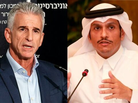 “Mossad” rəhbəri girovların azad edilməsi üçün Qətərin baş naziri ilə görüşüb