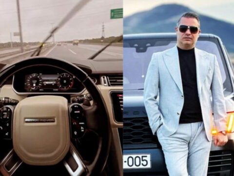 Müğənni Rüfət Axundov lüks avtomobili ilə yol hərəkət qaydalarını kobud şəkildə pozdu