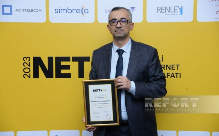“Report” İA “NETTY 2023” Milli internet mükafatının qalibi olub