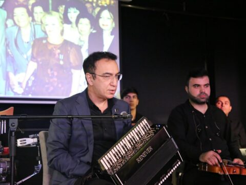 Xalq artisti Ənvər Sadıqov və “Qaytağı” instrumental ansamblı gənclərlə görüşüb