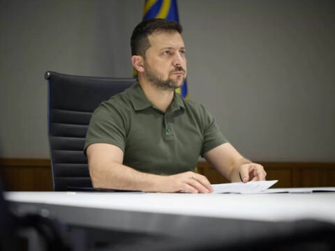 Zelenskinin brifinqi ukraynalıların etirazına səbəb oldu