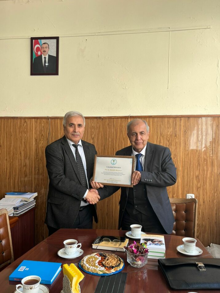 Tanınmış özbək alimi BDU-da elmi seminar keçirib