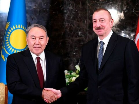 Nursultan Nazarbayev İlham Əliyevi təbrik edib