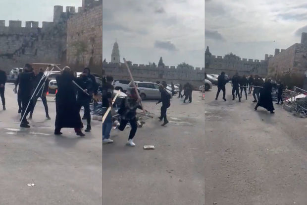 Qüdsdə dava: İsrail polisi erməni radikalları həbs edib