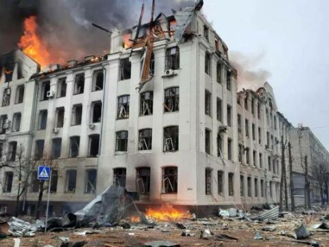 Ukraynanın atəşə tutulması nəticəsində 5 nəfər ölüb, 129 nəfər yaralanıb