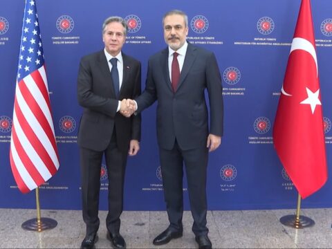 Hakan Fidanla Blinkenin görüşü başladı