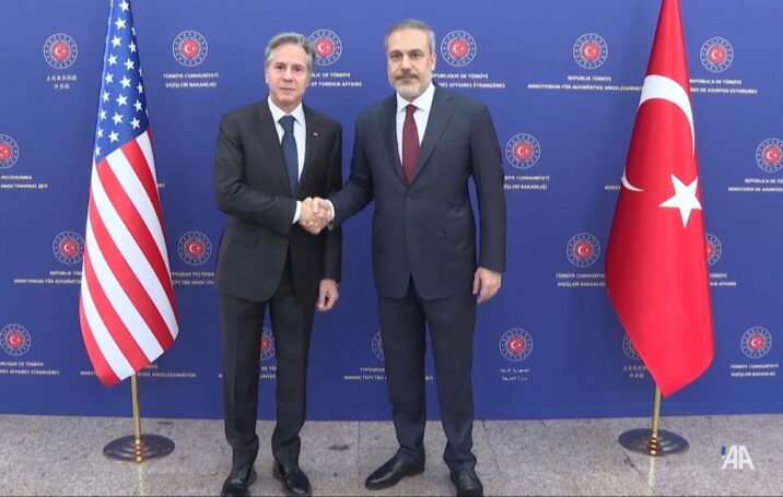 Hakan Fidanla Blinkenin görüşü başladı