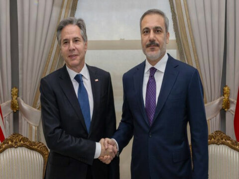 Türkiyə XİN rəhbəri ilə Blinkenin görüşündə müzakirə olunan məsələlər açıqlanıb