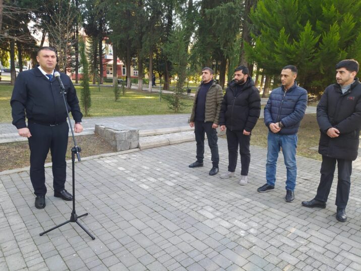 İlin ilk “Açıq mikrofon” aksiyası Qax rayonunda keçirildi – FOTO