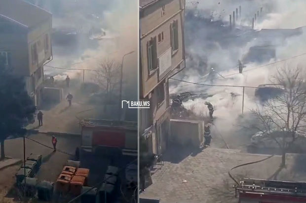 Metronun “Həzi Aslanov” stansiyası yaxınlığında yanğın başlayıb