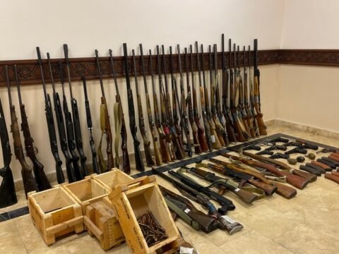 Ötən il Naxçıvanda 122 odlu silah və 3000-ə yaxın döyüş sursatı aşkarlanıb