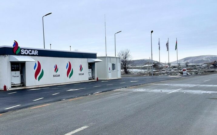 Füzulidə SOCAR brendli yeni yanacaqdoldurma stansiyası istifadəyə verilib Füzulidə SOCAR brendli yeni yanacaqdoldurma stansiyası istifadəyə verilib