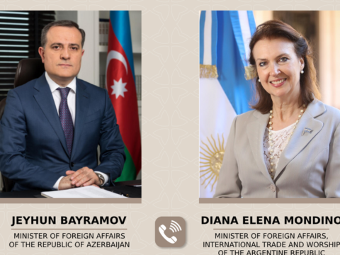 Ceyhun Bayramov argentinalı həmkarı ilə əməkdaşlıq məsələlərini müzakirə edib