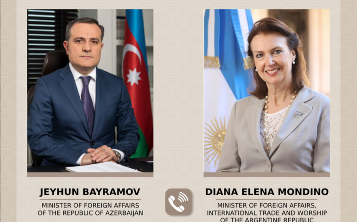 Ceyhun Bayramov argentinalı həmkarı ilə əməkdaşlıq məsələlərini müzakirə edib Ceyhun Bayramov argentinalı həmkarı ilə əməkdaşlıq məsələlərini müzakirə edib