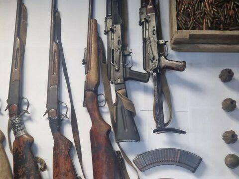 Tərtərdə silah-sursat aşkar edilib