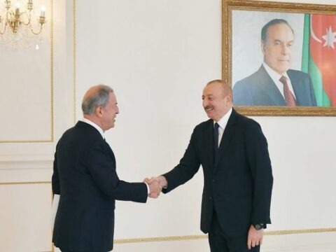 İlham Əliyev Hulusi Akarı qəbul etdi – FOTO