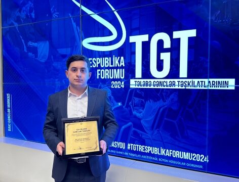 BDU TGT “İlin Tələbə Gənclər Təşkilatı” seçilib