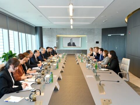 Nazir COP üzrə tapşırıqlar qrupunun rəhbəri ilə görüşüb