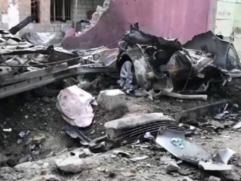 İraq ABŞ-nin zərbələrindən sonra – VİDEO