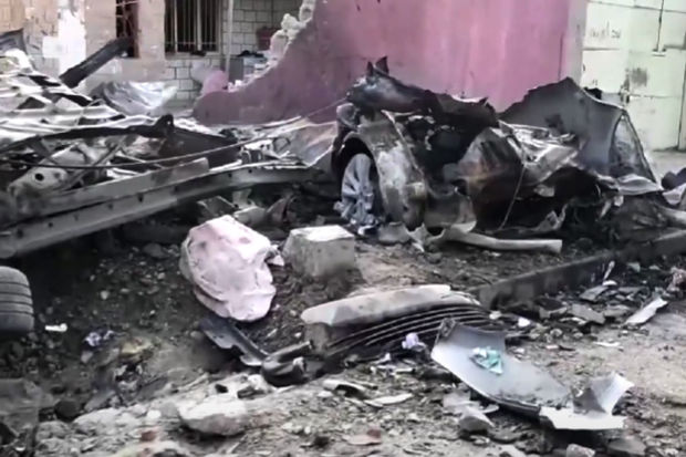 İraq ABŞ-nin zərbələrindən sonra – VİDEO