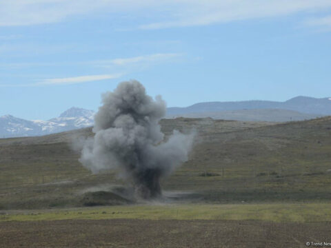Tərtərdə heyvan otararkən minaya düşən şəxs xəstəxanaya təxliyə edilib
