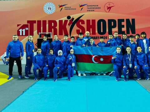 İki qızıl, üç gümüş, bir bürünc: Taekvondoçularımızdan Türkiyədə möhtəşəm uğur