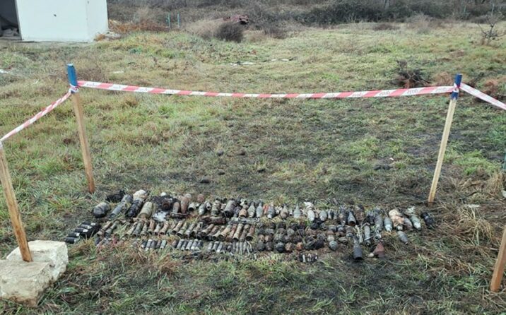 Ağdamda partlamamış döyüş sursatları aşkarlandı Ağdamda partlamamış döyüş sursatları aşkarlandı