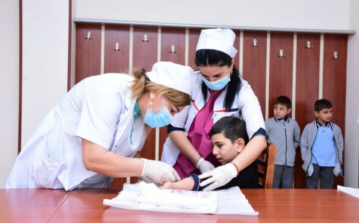 Naxçıvanda kütləvi tuberkulin test sınaqları аparılır Naxçıvanda kütləvi tuberkulin test sınaqları аparılır