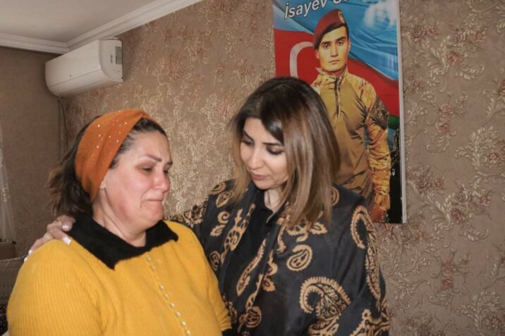 Günay Ağamalının təşəbbüsü ilə Salyan rayon ərazisində Şəhid Anaları ziyarət olundu