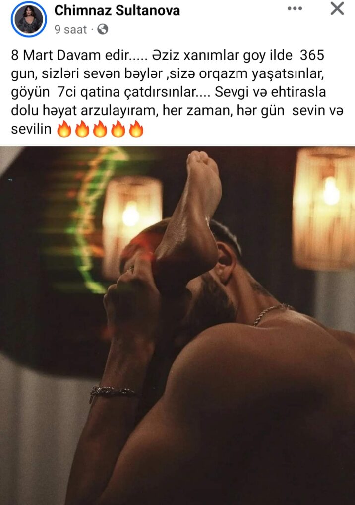 “Qoy kişilər sizə bu ehtirası yaratsınlar.. “Qoy kişilər sizə bu ehtirası yaratsınlar..