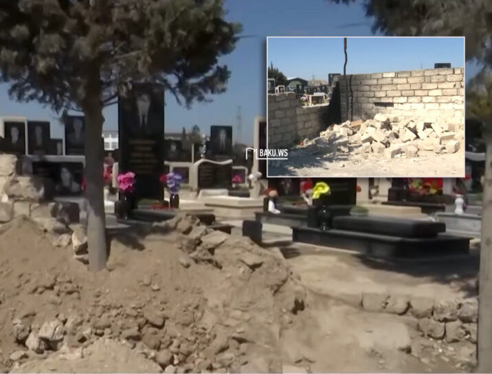 Bakıda qəbiristanlıqda çayxana tikmək istəyiblər