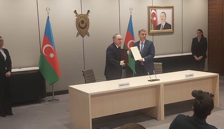 Baş Prokurorluqla Hesablama Palatası arasında memorandum imzalandı Baş Prokurorluqla Hesablama Palatası arasında memorandum imzalandı