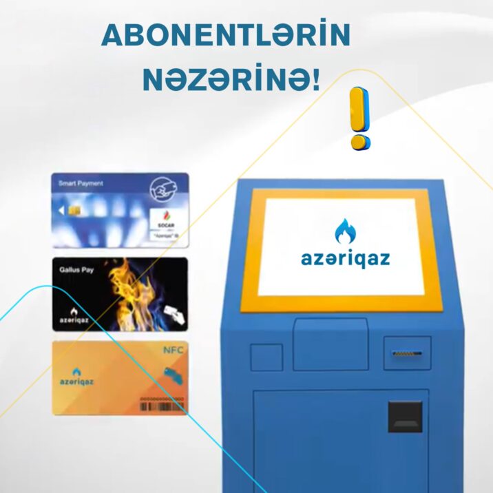 ABONENTLƏRİN NƏZƏRİNƏ! Ödəniş sisteminin fəaliyyətində müvəqqəti fasilə yaranacaq ABONENTLƏRİN NƏZƏRİNƏ! Ödəniş sisteminin fəaliyyətində müvəqqəti fasilə yaranacaq