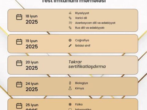 Bu il ilk dəfə sertifikasiya imtahanı verəcək müəllimlərin sayı AÇIQLANDI