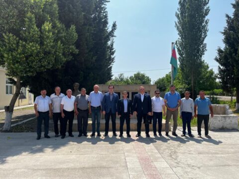 Mahir Süleymanlı Xaçmazda sakinlərlə görüşdü
