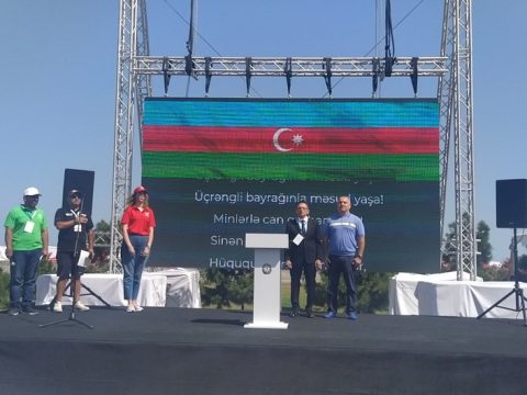 “Əziz Şuşa” beynəlxalq veloyürüşünün açılış mərasimi keçirilib